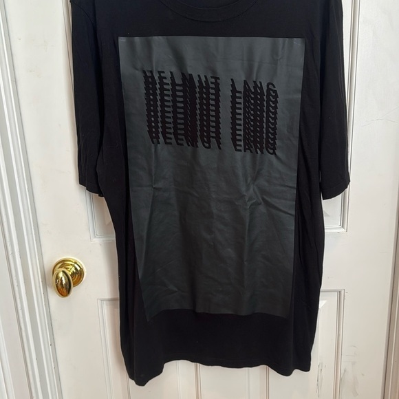 Helmut Lang black Black Graphic T-Shirt - Picture 2 of 5